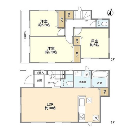 Ｋｏｌｅｔ入間藤沢の物件間取画像